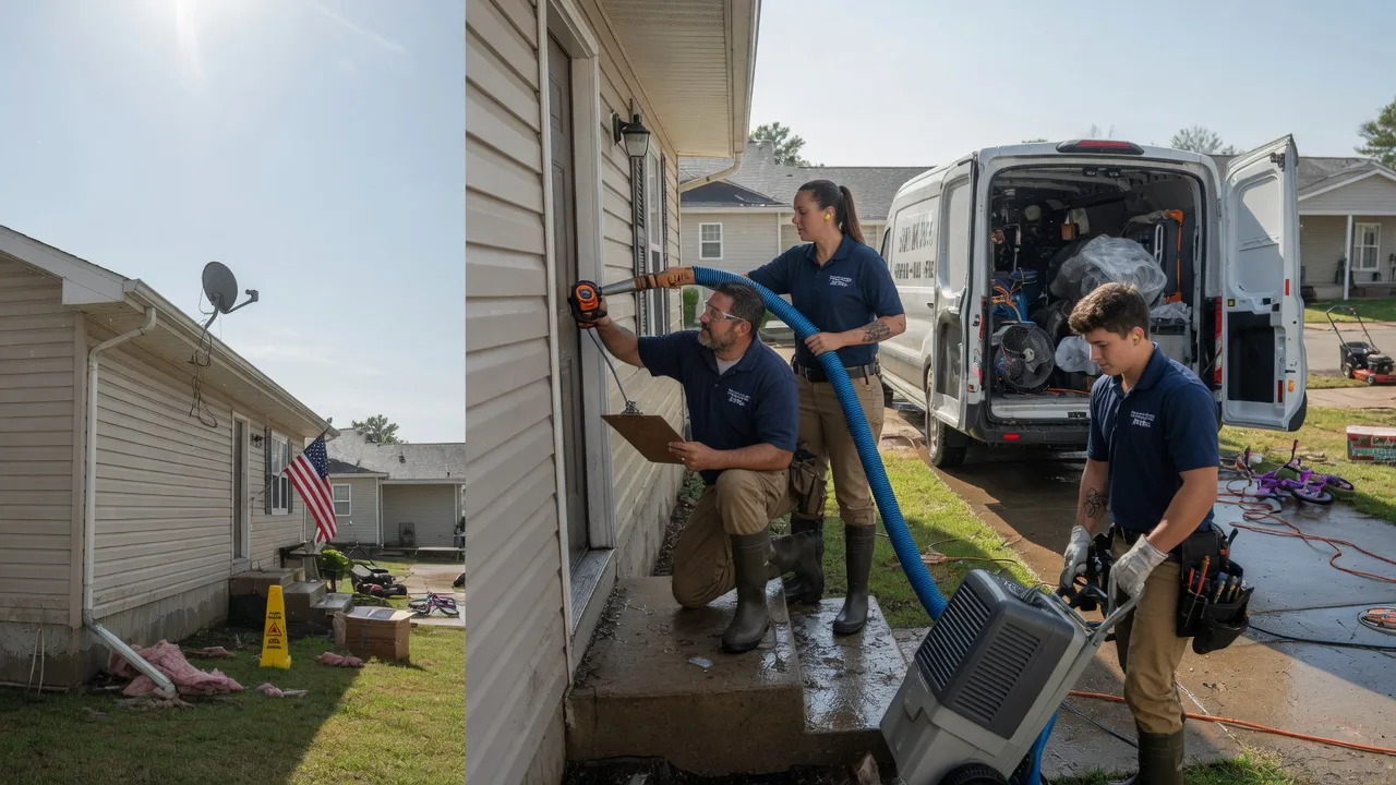 Ceiling Water Damage Restoration in Niagara, WI near me